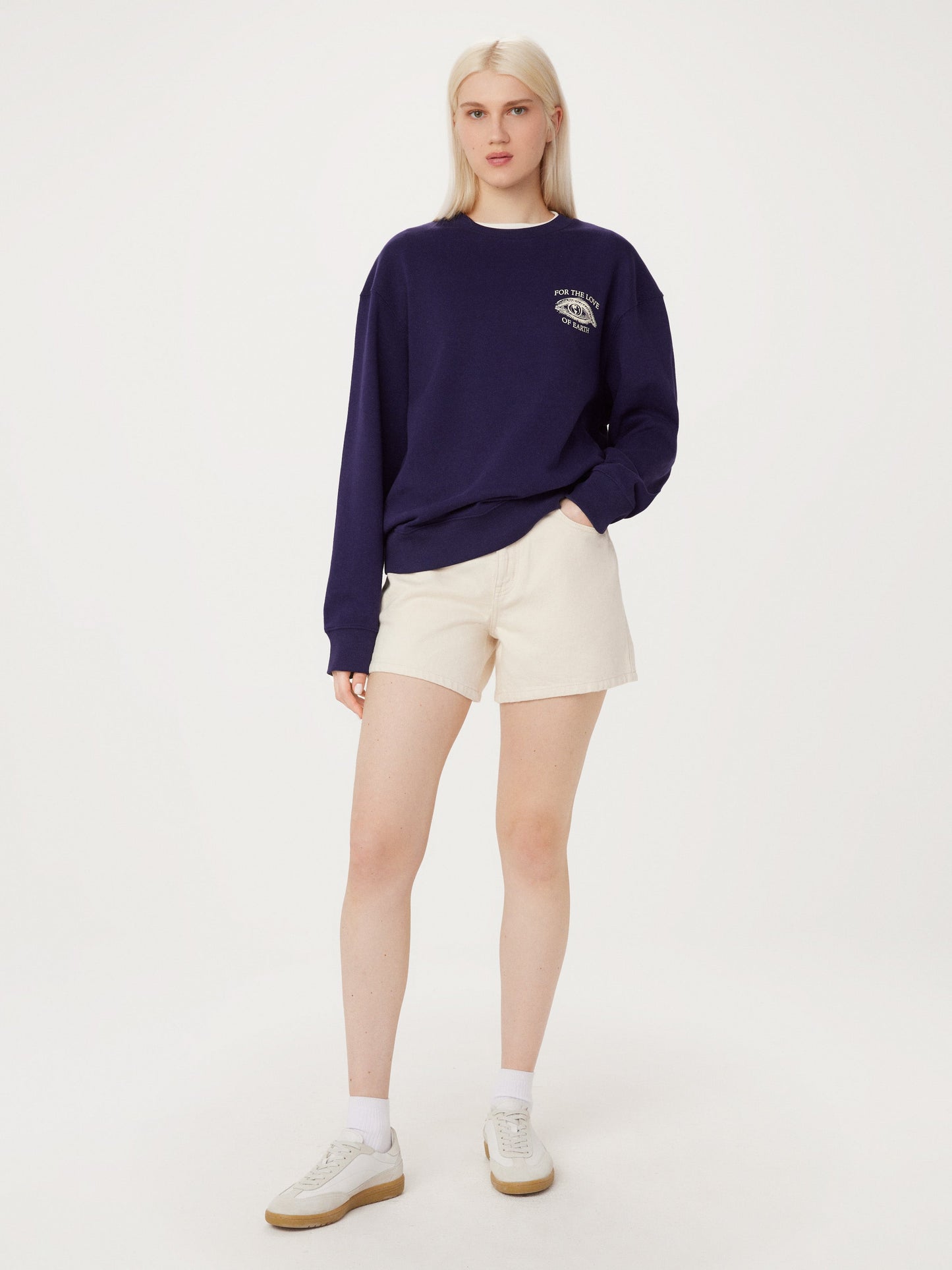 The Earth Day Sweatshirt in Night Sky