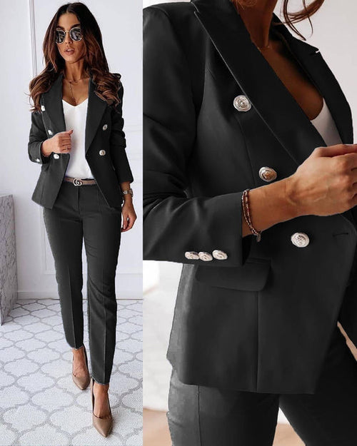 Modern Suit with Classic Jacket and Pants