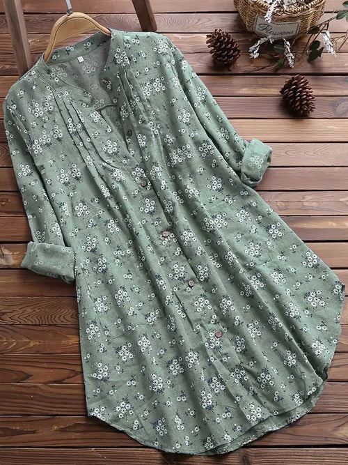 Lightweight Shirt with Floral Design