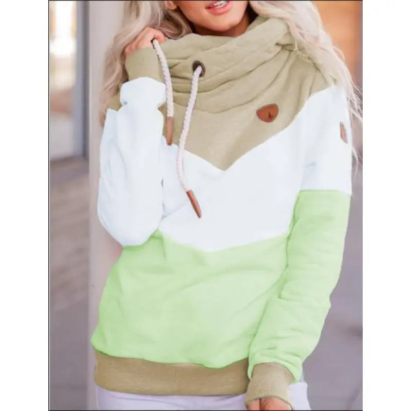 Sporty Sweatshirt with Hood and Long Sleeves for Relaxation