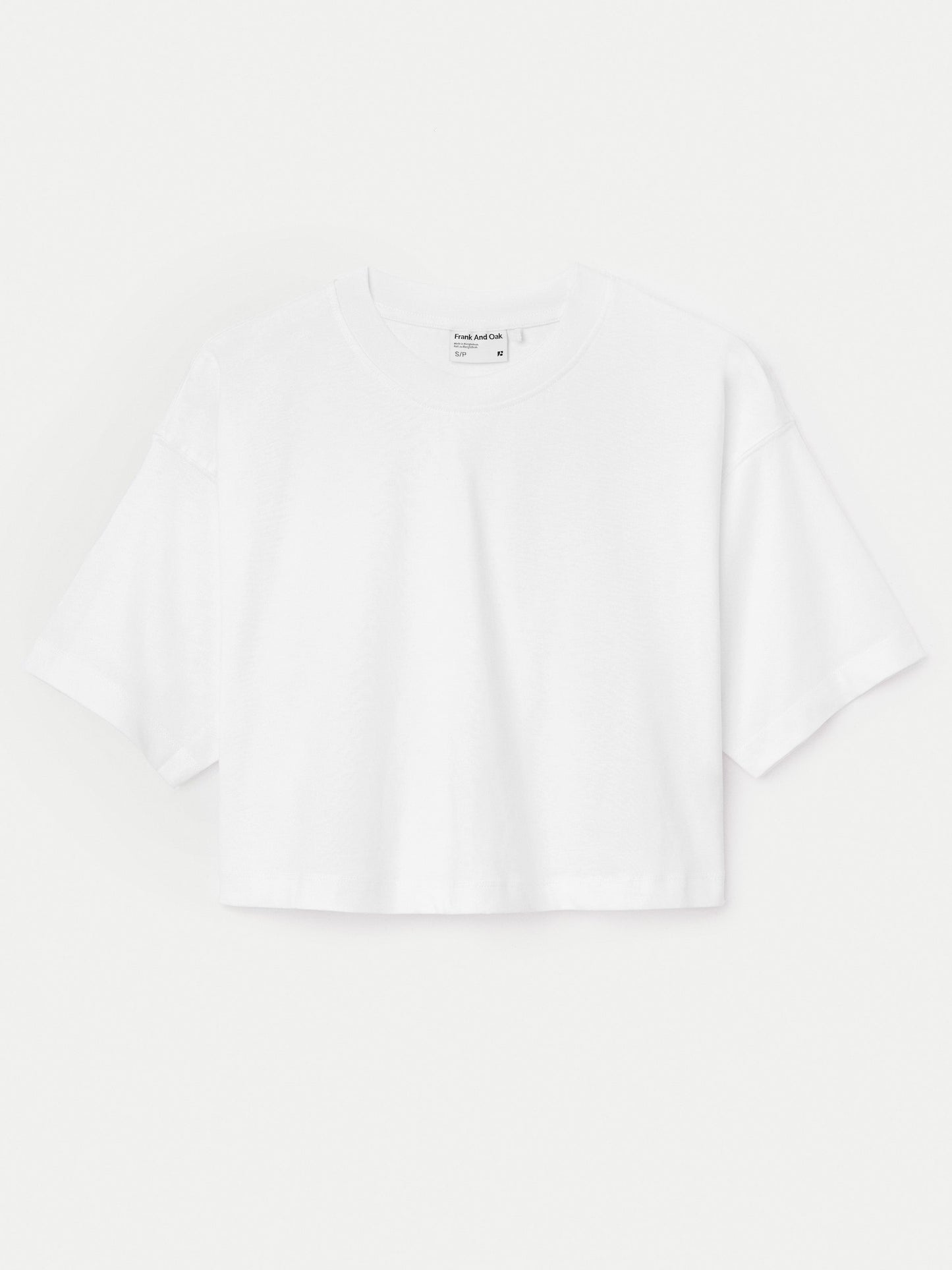 The Cropped Boxy T-Shirt in Bright White