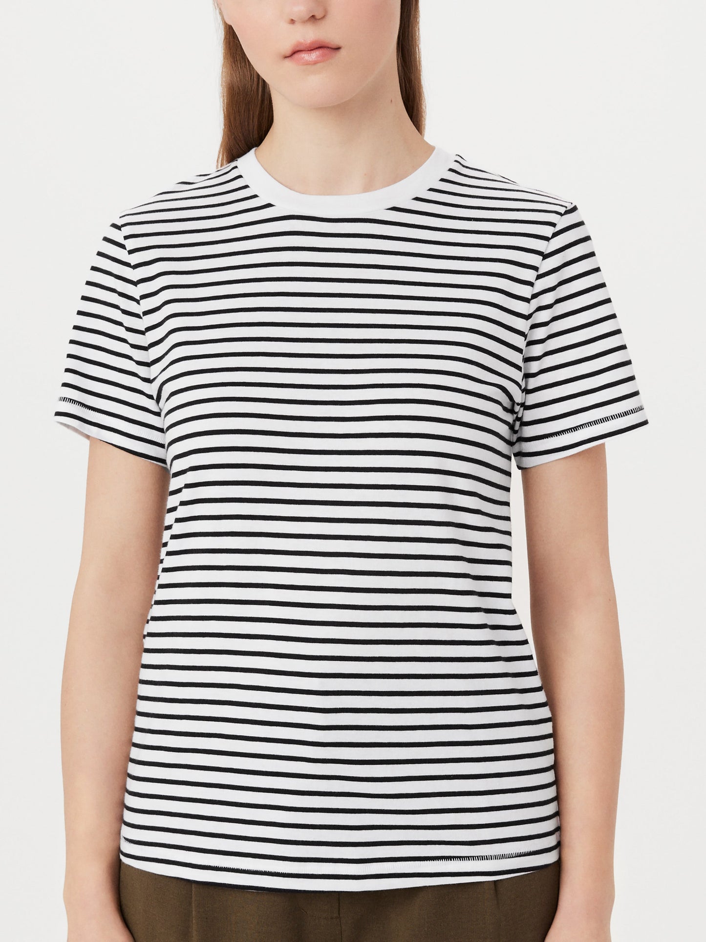 The Essential Striped T-Shirt in White