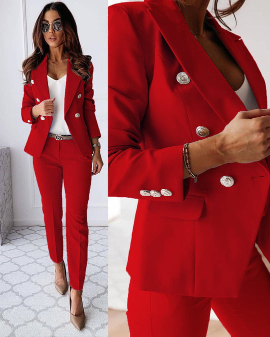 Modern Suit with Classic Jacket and Pants