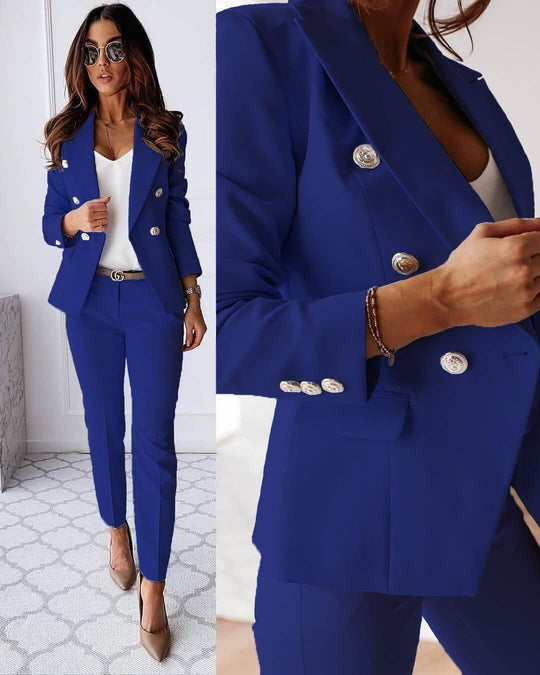 Modern Suit with Classic Jacket and Pants