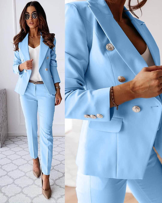 Modern Suit with Classic Jacket and Pants