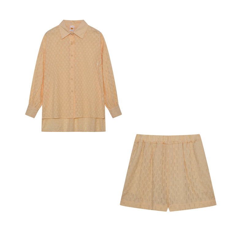 Hazel | Chic Shirt & Shorts Set ( Almost out of stock)