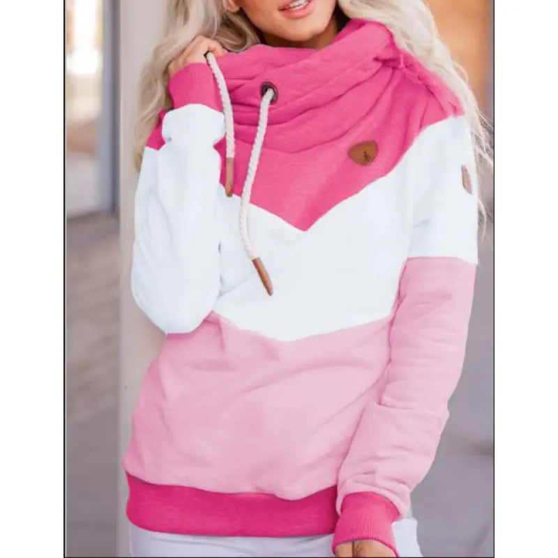 Sporty Sweatshirt with Hood and Long Sleeves for Relaxation