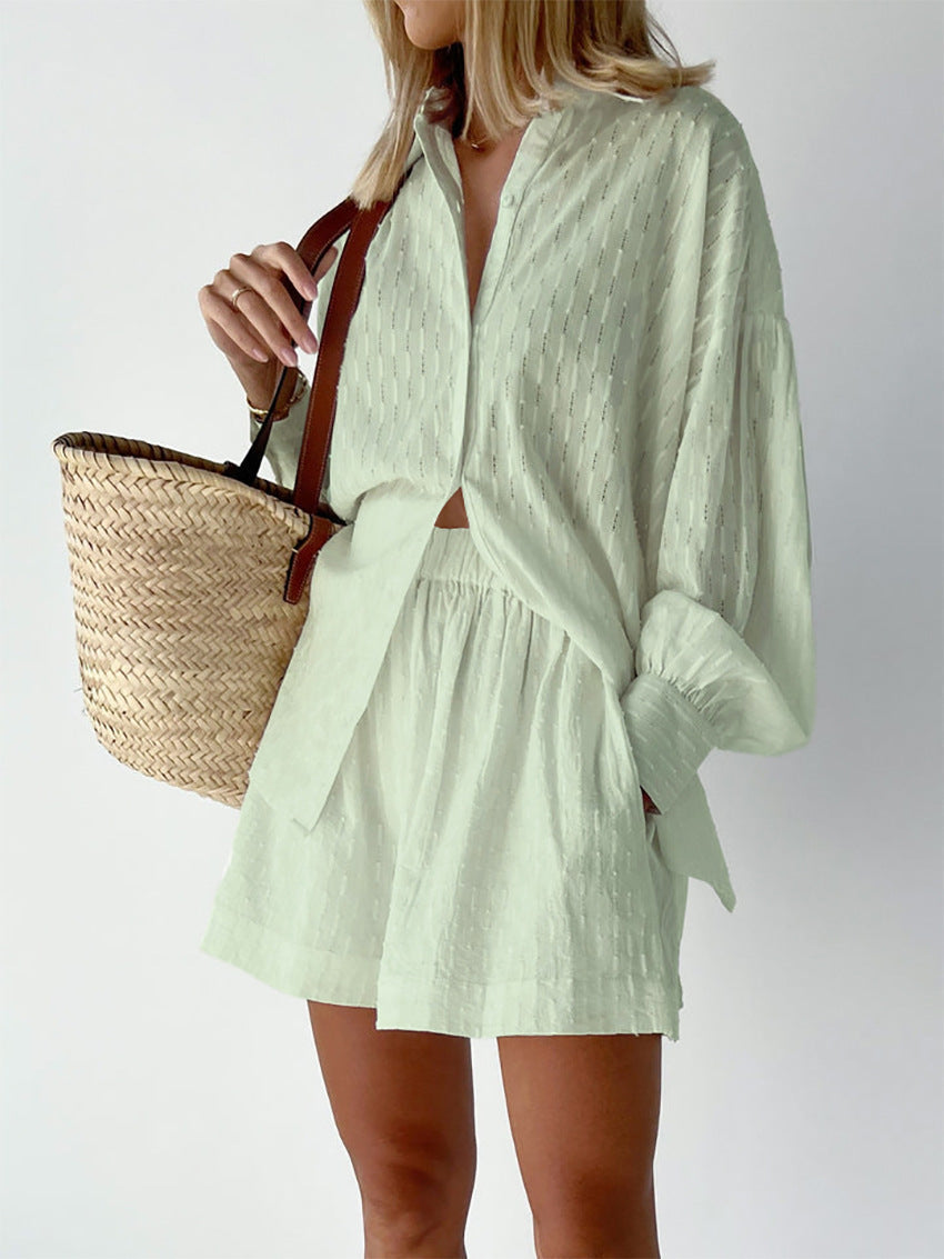 Hazel | Chic Shirt & Shorts Set ( Almost out of stock)