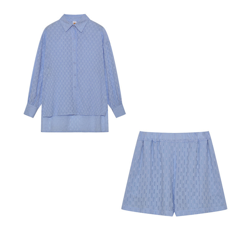 Hazel | Chic Shirt & Shorts Set ( Almost out of stock)