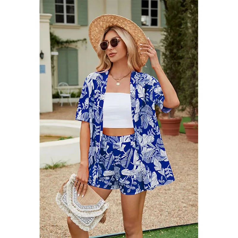 Emily | Summer Casual Shirt Two Piece Set