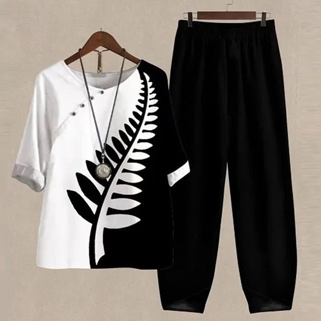 Liv | Elegant and Comfortable Shirt and Pants Set