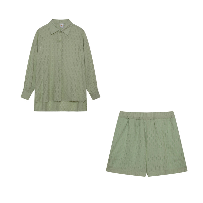 Hazel | Chic Shirt & Shorts Set ( Almost out of stock)