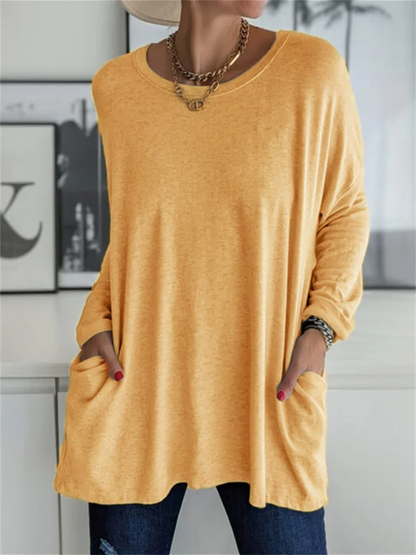 Women's Crew Neck Long Sleeve T-Shirt