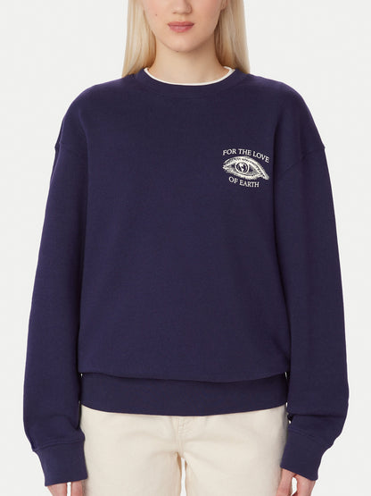 The Earth Day Sweatshirt in Night Sky