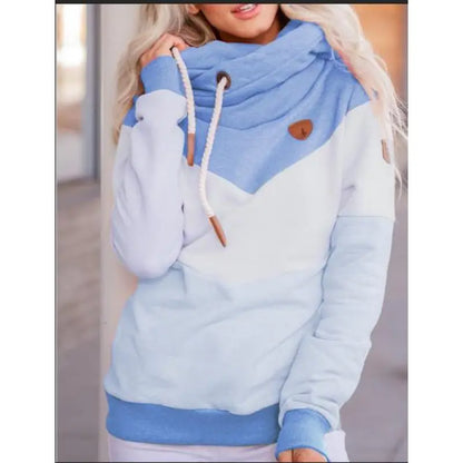 Sporty Sweatshirt with Hood and Long Sleeves for Relaxation