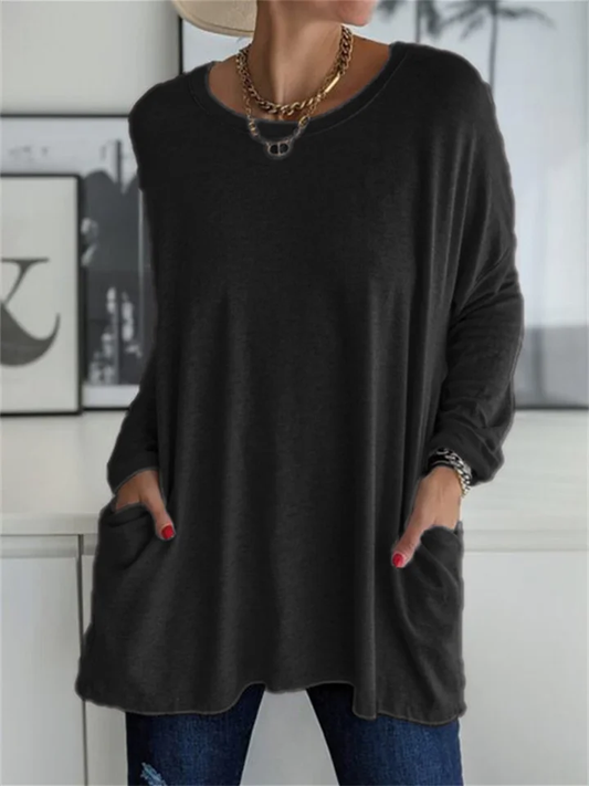 Women's Crew Neck Long Sleeve T-Shirt