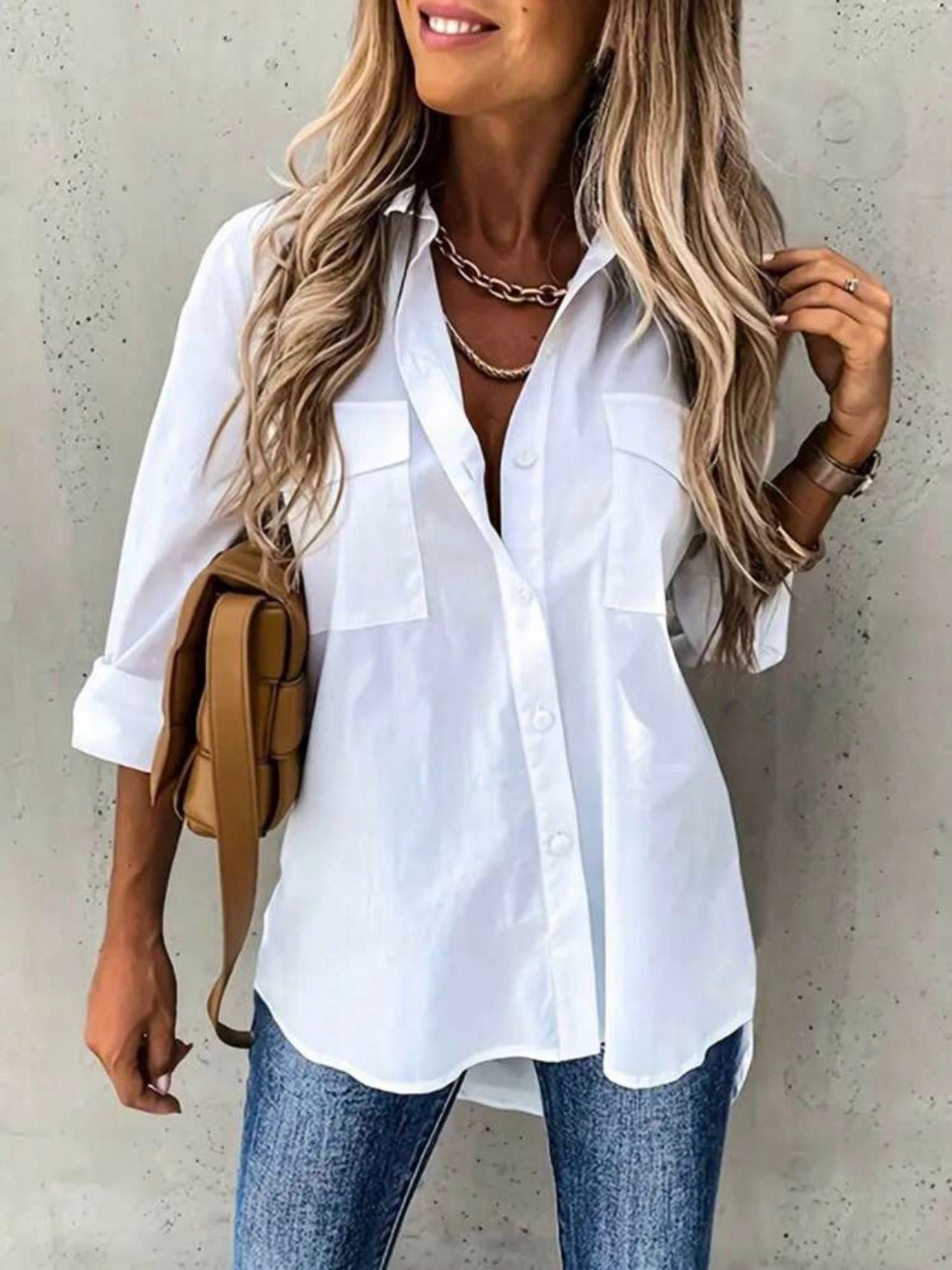 Maitena - Stylish White Shirt for Everyday Wear