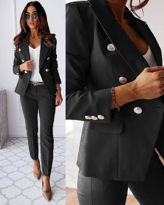 Modern Suit with Classic Jacket and Pants