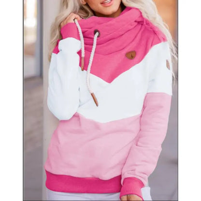 Sporty Sweatshirt with Hood and Long Sleeves for Relaxation