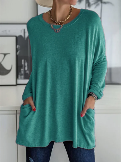 Women's Crew Neck Long Sleeve T-Shirt
