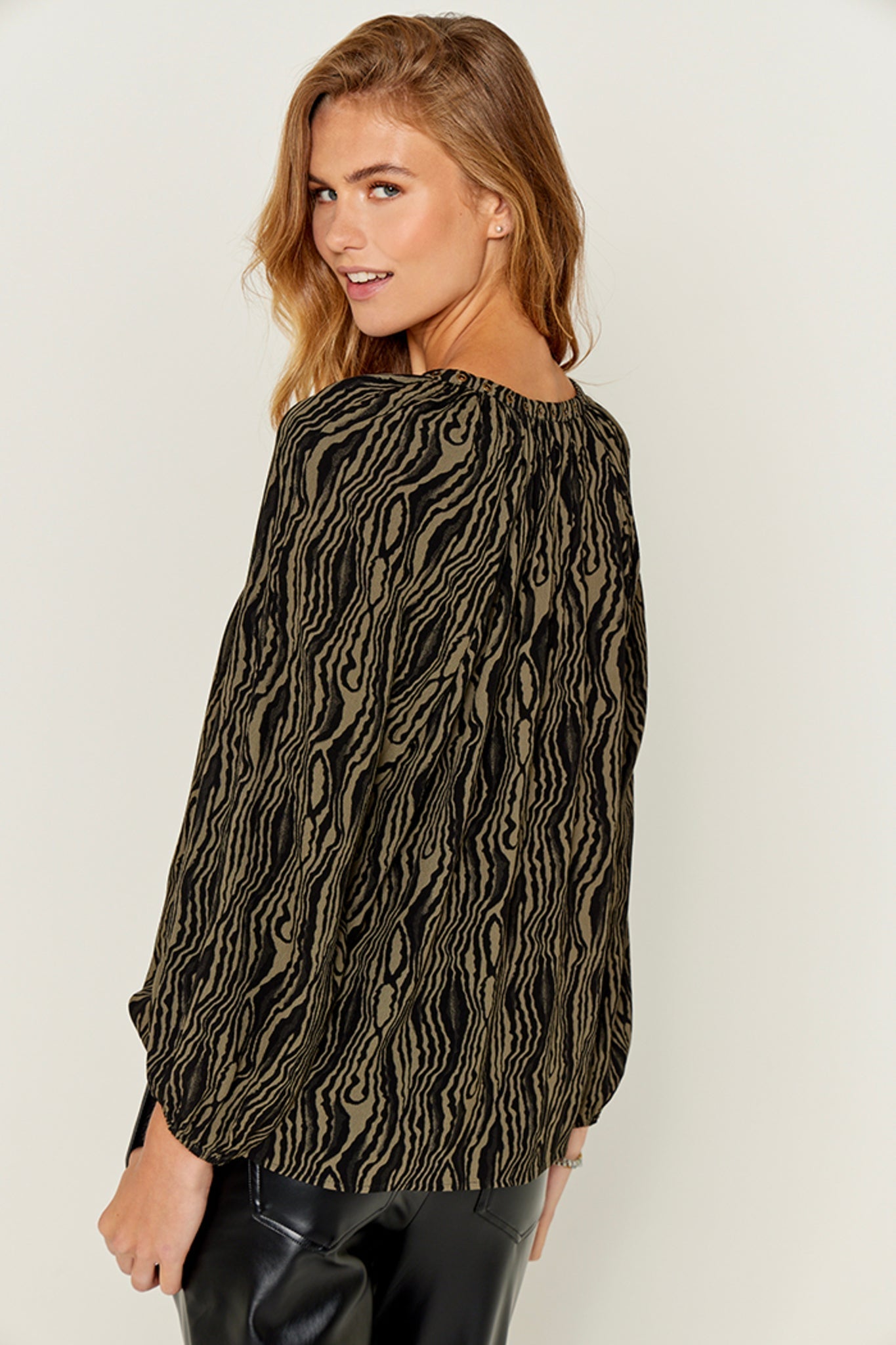 Five Jeans Shirt BICHE Pull-On Khaki
