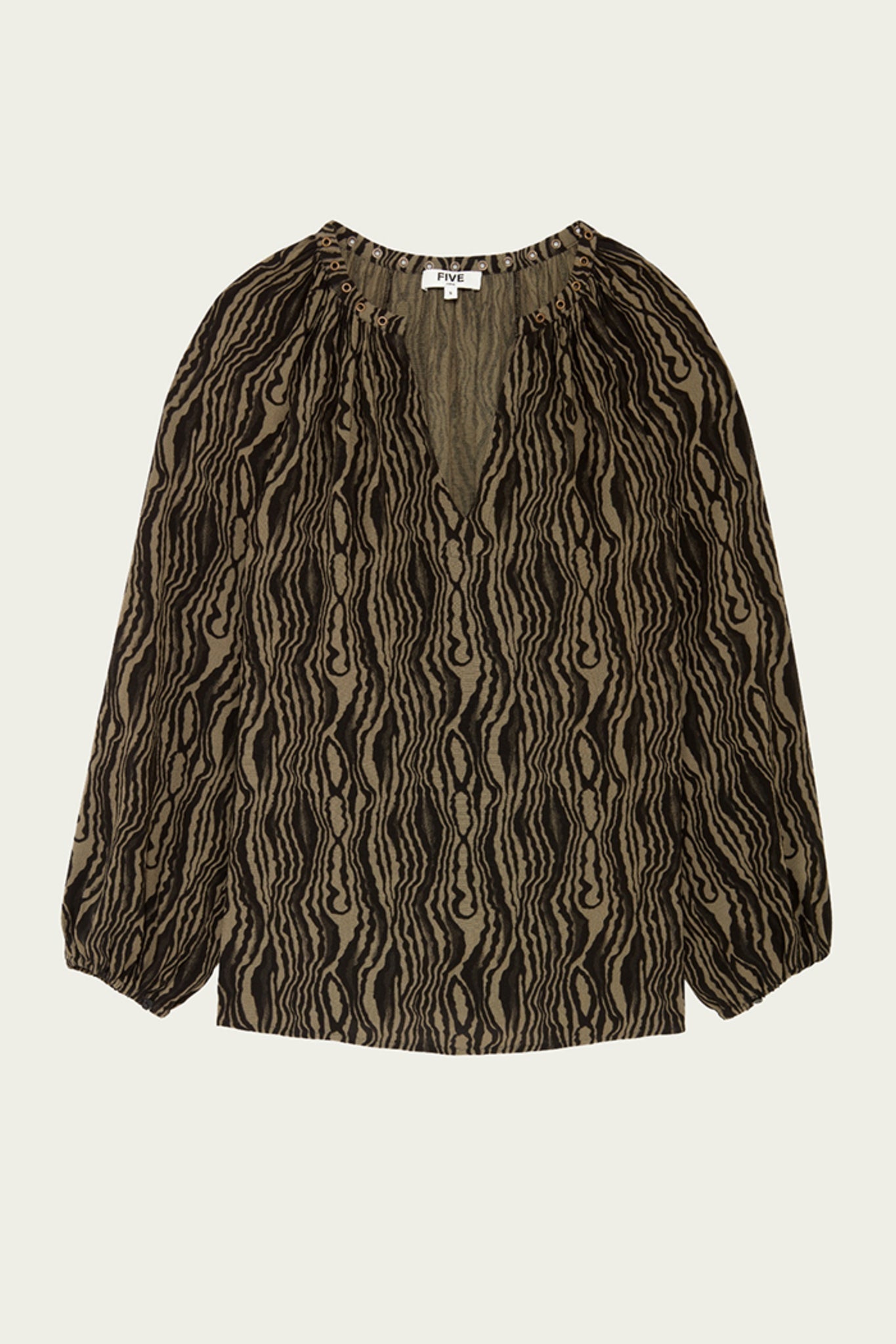 Five Jeans Shirt BICHE Pull-On Khaki