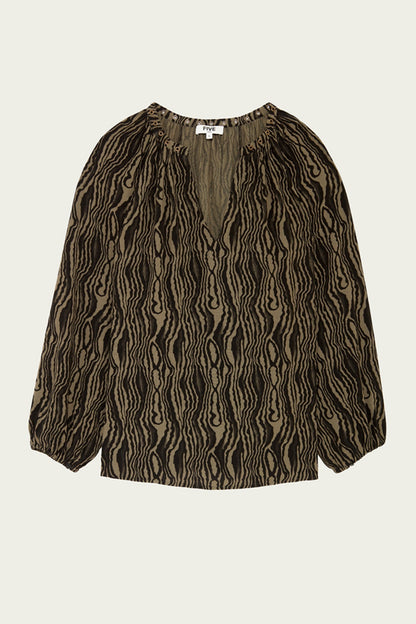 Five Jeans Shirt BICHE Pull-On Khaki