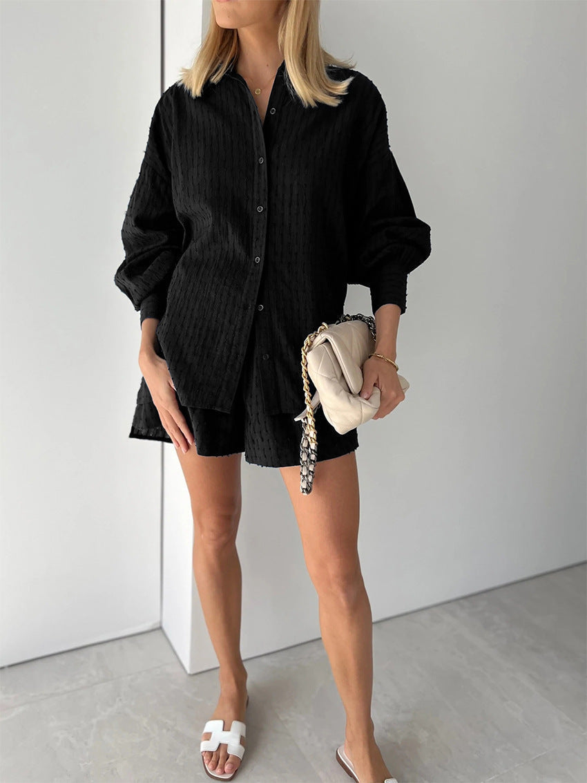 Hazel | Chic Shirt & Shorts Set ( Almost out of stock)